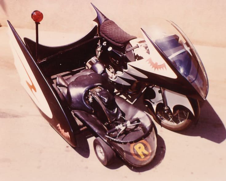 moto do batman - anos 1960